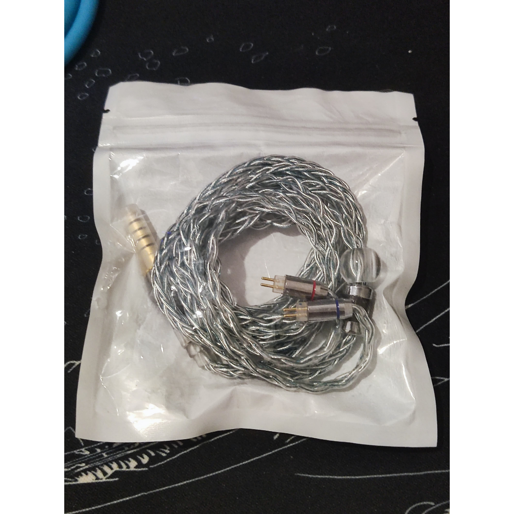 kabel xinhs rainbow blue 4.4mm no mic 2 pin