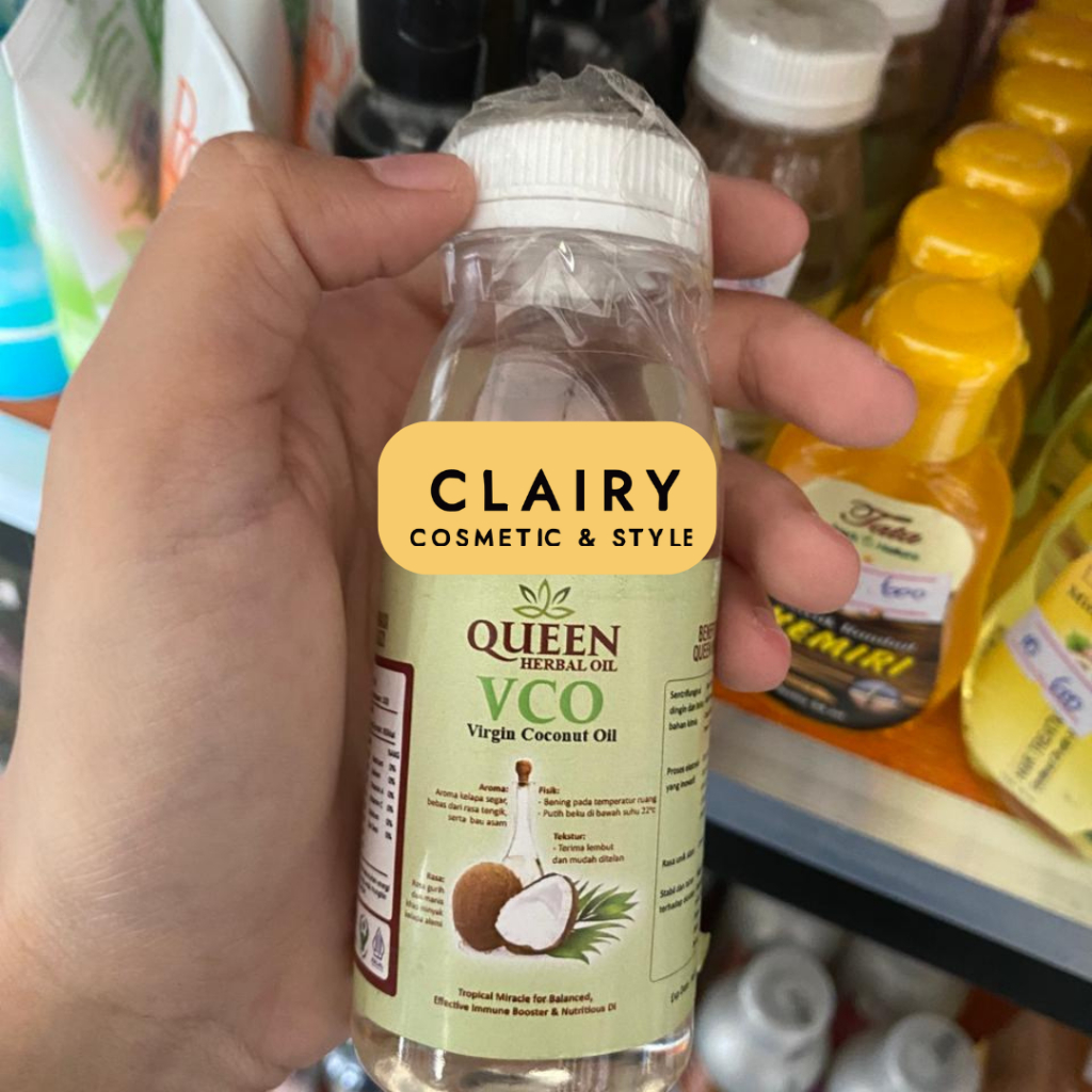

-CLAIRY- QUEEN Herbal Oil VCO ll Virgin Coconut Oil 10ml