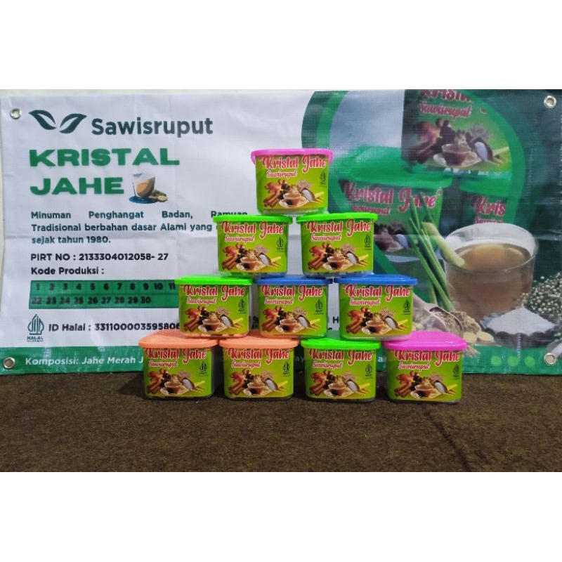 

sawisruput minuman jahe instan saceht asli 100℅ organic dengan gula kristal