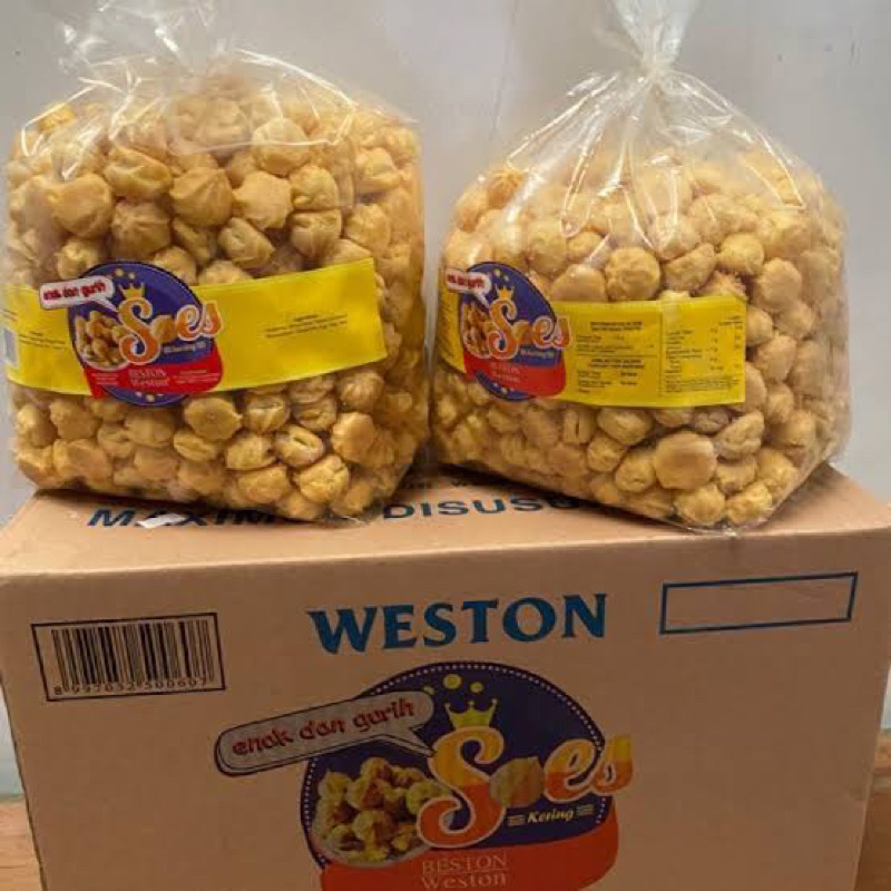 

SOES KEJU BUTTER KERING (MERK WESTON) 125gr / 250gr / 500gr / 1 Kg Soes Keju Butter Kopong Weston