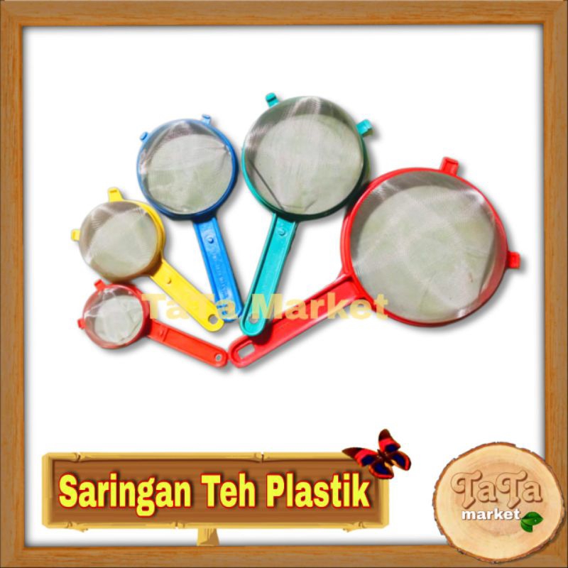 SARINGAN TEH PLASTIK / Saringan Stainless / Saringan Santan