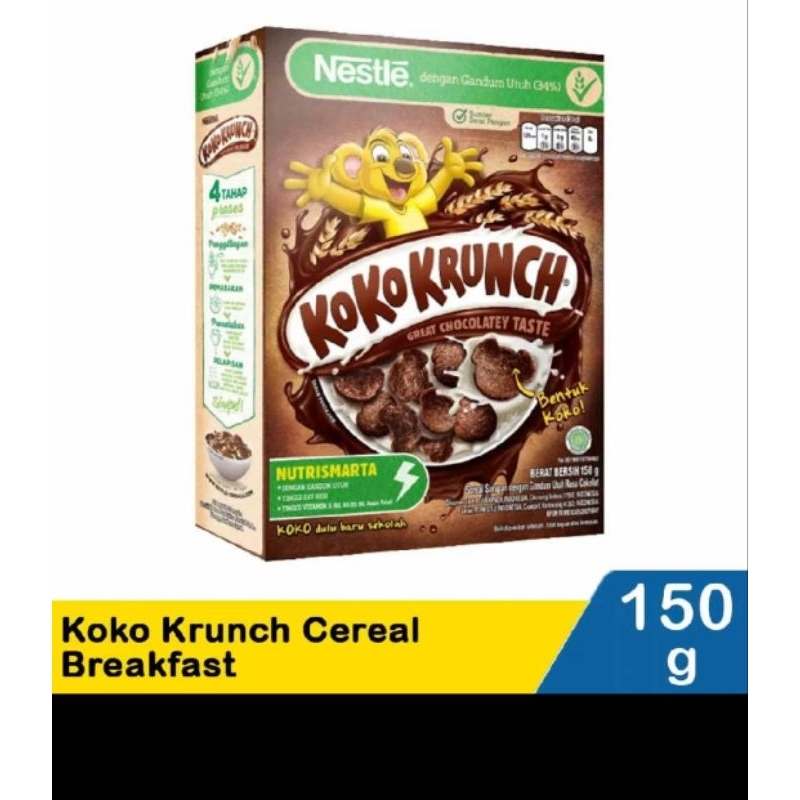 

Nestle Koko Krunch Sereal Gandum 150g