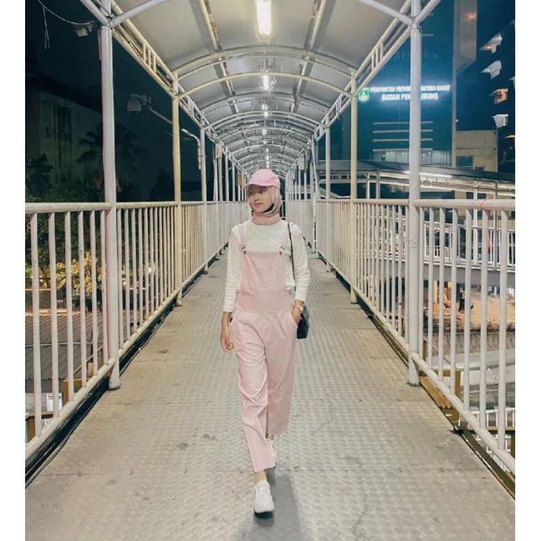 Bestseller RANAFAOVERALL jumpsuit BAJU KODOK PAKAIAN WANIITA JUMBOJUMSUIT Polos panjang wanita jumps