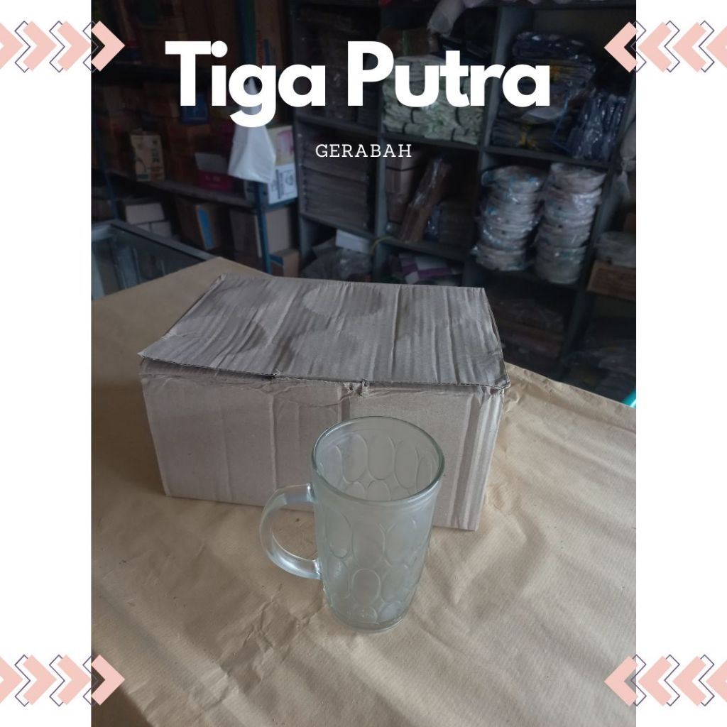 Gelas Kaca Jempol / Cantel Kelapa Muda