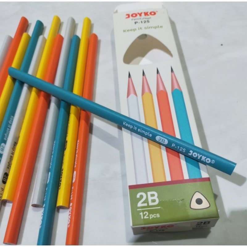 

Pensil 2B Joyko P125 Macaroon Warna Warni Satuan