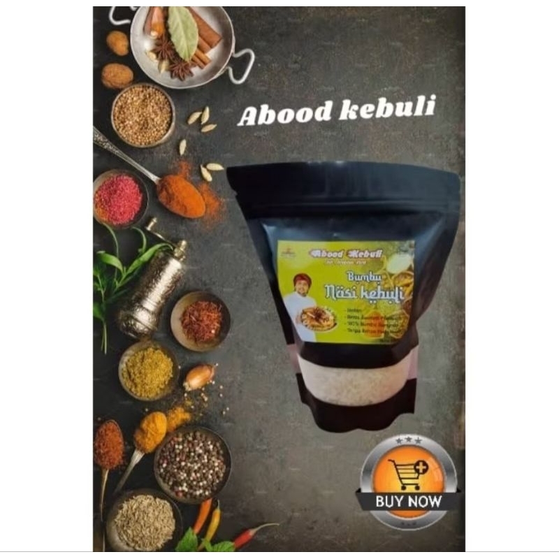 

Beras Basmati Instant Nasi kebuli Bumbu Asli Arab 250 GR