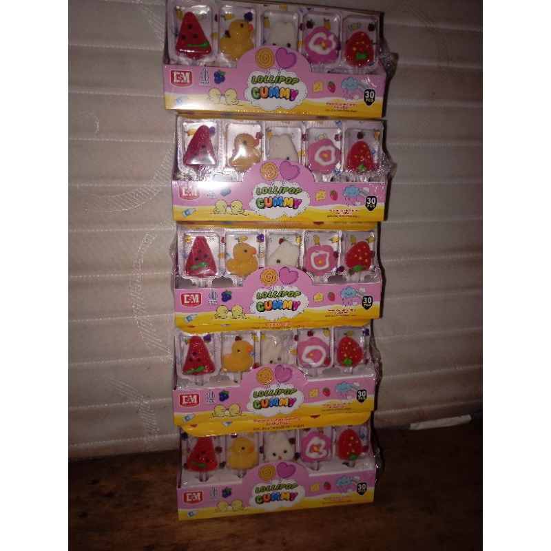 

LOLLIPOP GUMMY MINT PERMEN LUNAK ANEKA RASA BUAH ISI 30 PCS