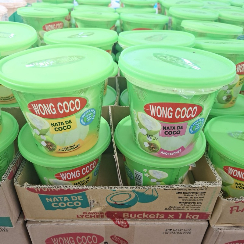 

Wong Coco Nata de Coco 1kg bucket