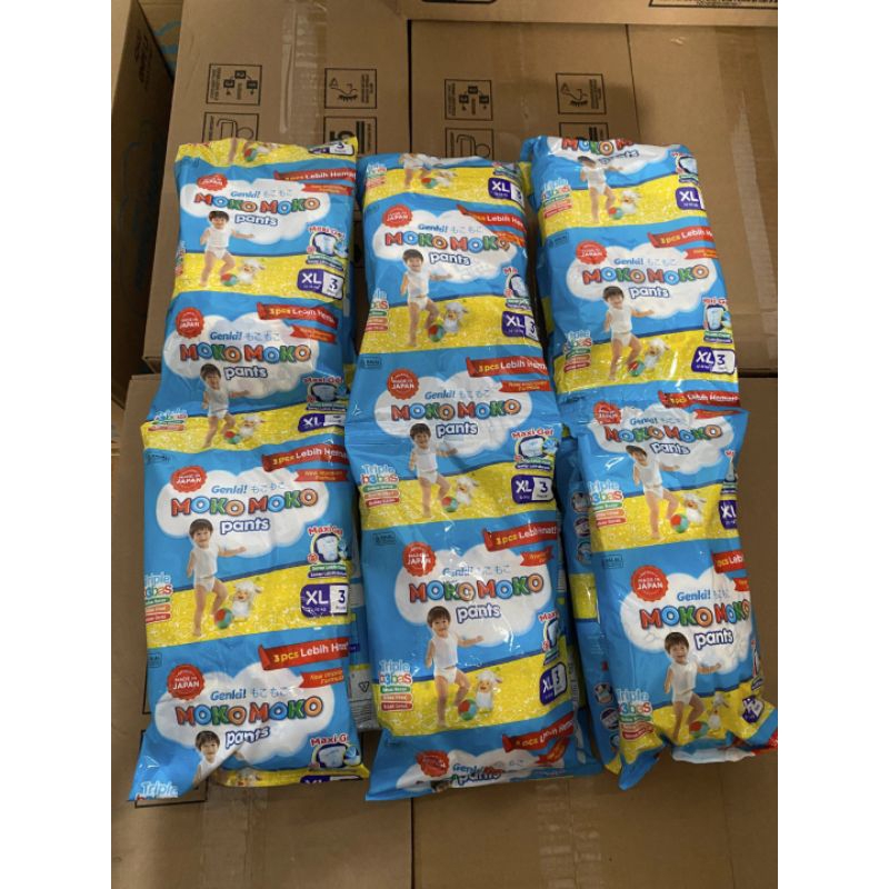 POPOK GENKI MOKO MOKO KEMASAN EKONOMIS RENCENG (XL,L,M)