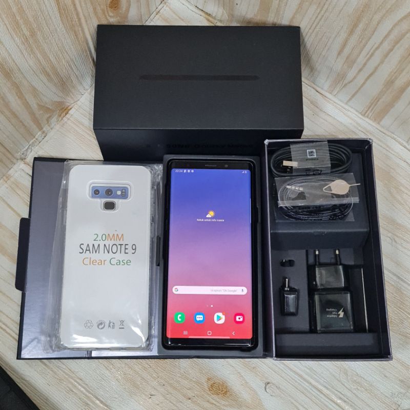 Samsung Note 9 6/128 SEIN Fullset Mulus Second Resmi Original