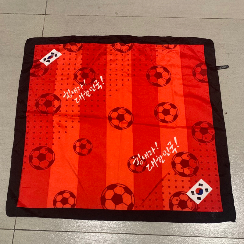 Bandana Slayer Sepakbola Bendera Korea Katun Lembut Import