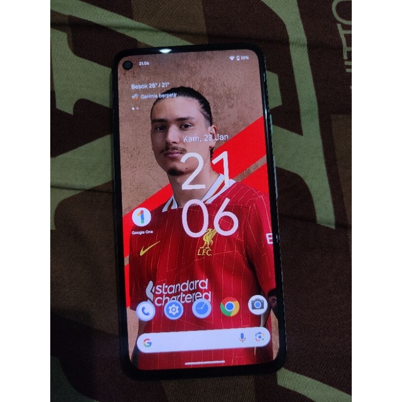 Xiaomi pixel 4a 5G putih 128gb