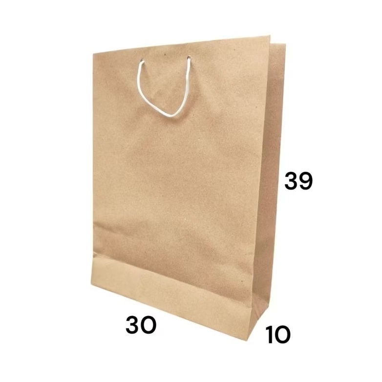 

paper bag coklat XL ukuran 30x39x10 isi 12pcs