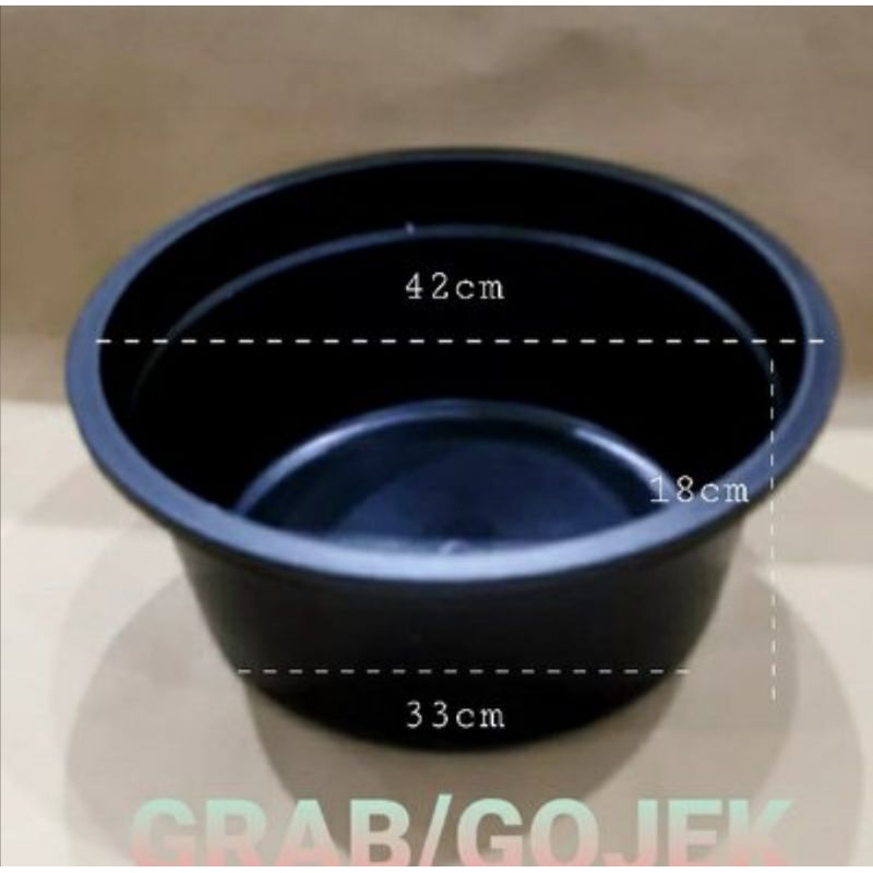 Bak Plastik Hitam ukuran 20 yjp/ Bak Hitam plastik/ Bak cuci plastik 20 YJP