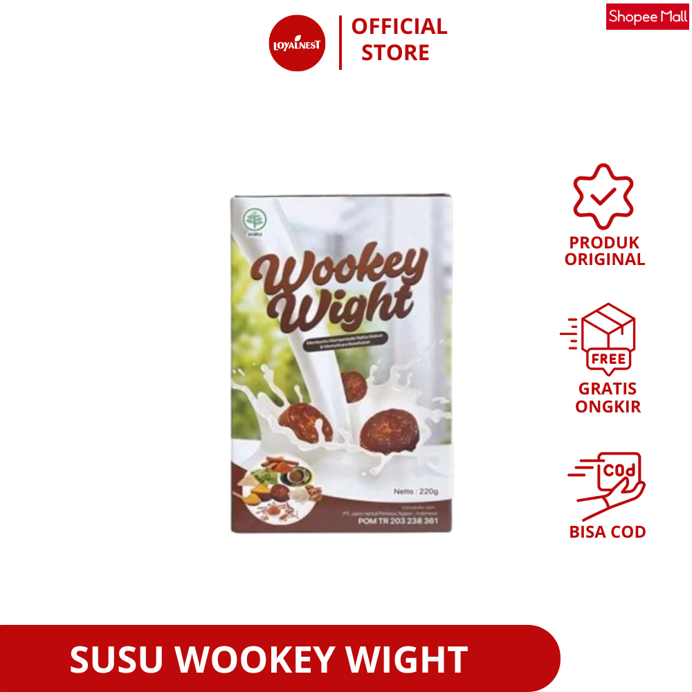 

Wookey Weight - Susu Penambah Berat Badan Rasa Coklat Chocolate 1 Paket
