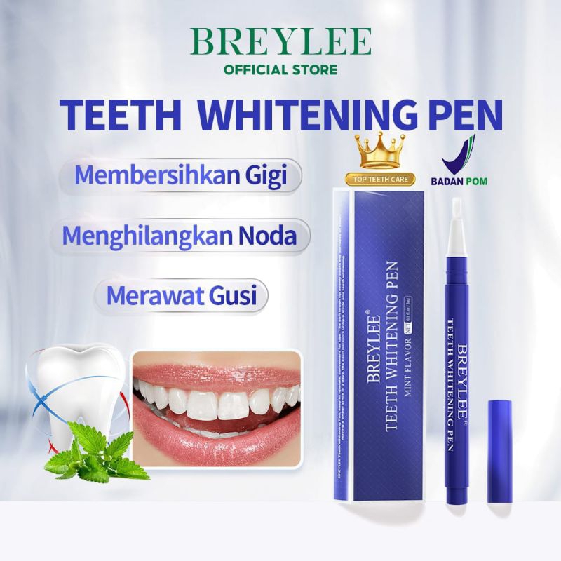 [BPOM] Pemutih Gigi breylee Teeth Whitening pen