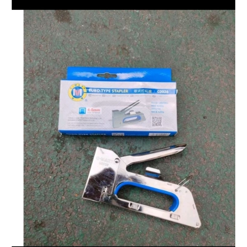 

Staples Gun 4-8mm C-Mart Steples Tembak 4-8mm Stapler C-Mart C0024