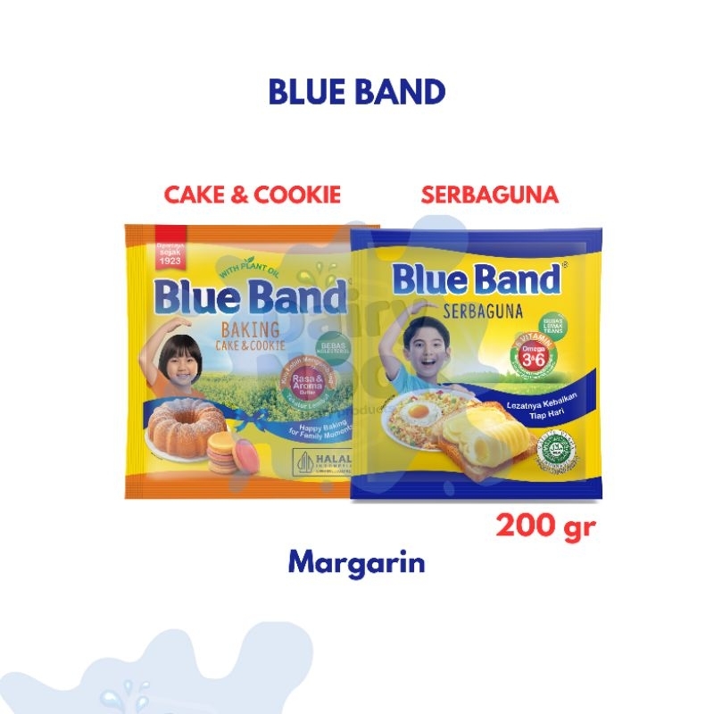 

Blue Band Baking Cake & Cookie 200gr Margarin Serbaguna Sachet