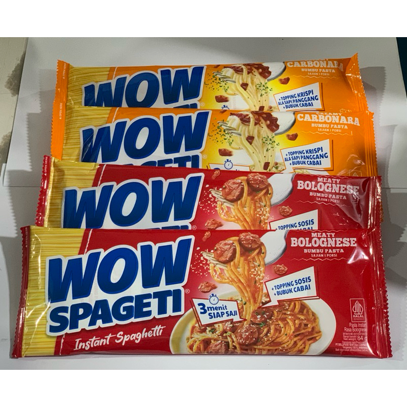 

Wow SPAGETI Instant 1 bungkus