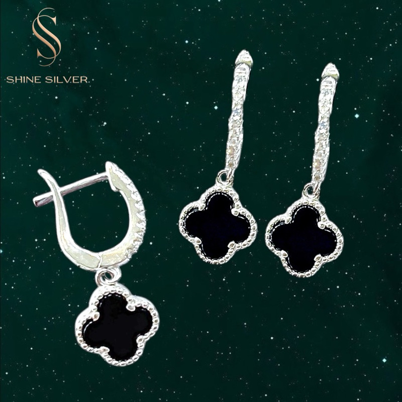 Anting Silver VanCleef Variasi