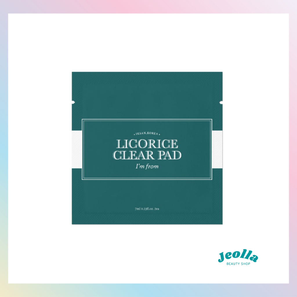 I'M FROM Licorice Clear Pad Sachet (Isi 1 pcs)