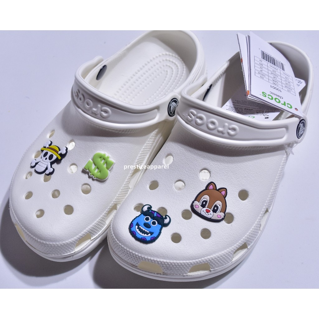 CROCS UNISEX CLASSIC CLOG ORIGINAL FREE 6 JIBBITZ SANDAL | Crocs Unisex Classic Clog Original