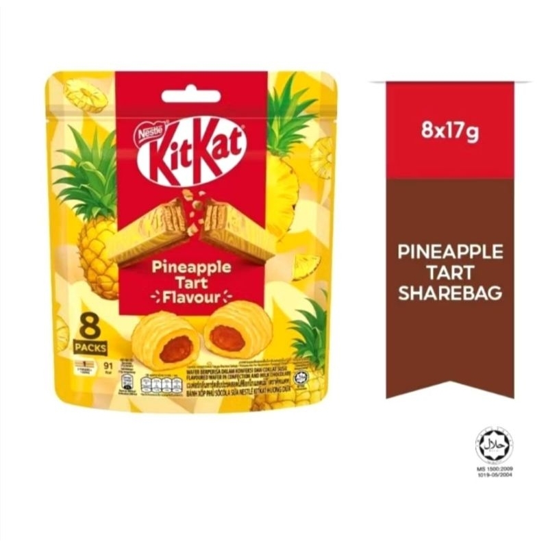 Kitkat Golden Pineapple Tart Flavor Coklat Malaysia (8 pcs)