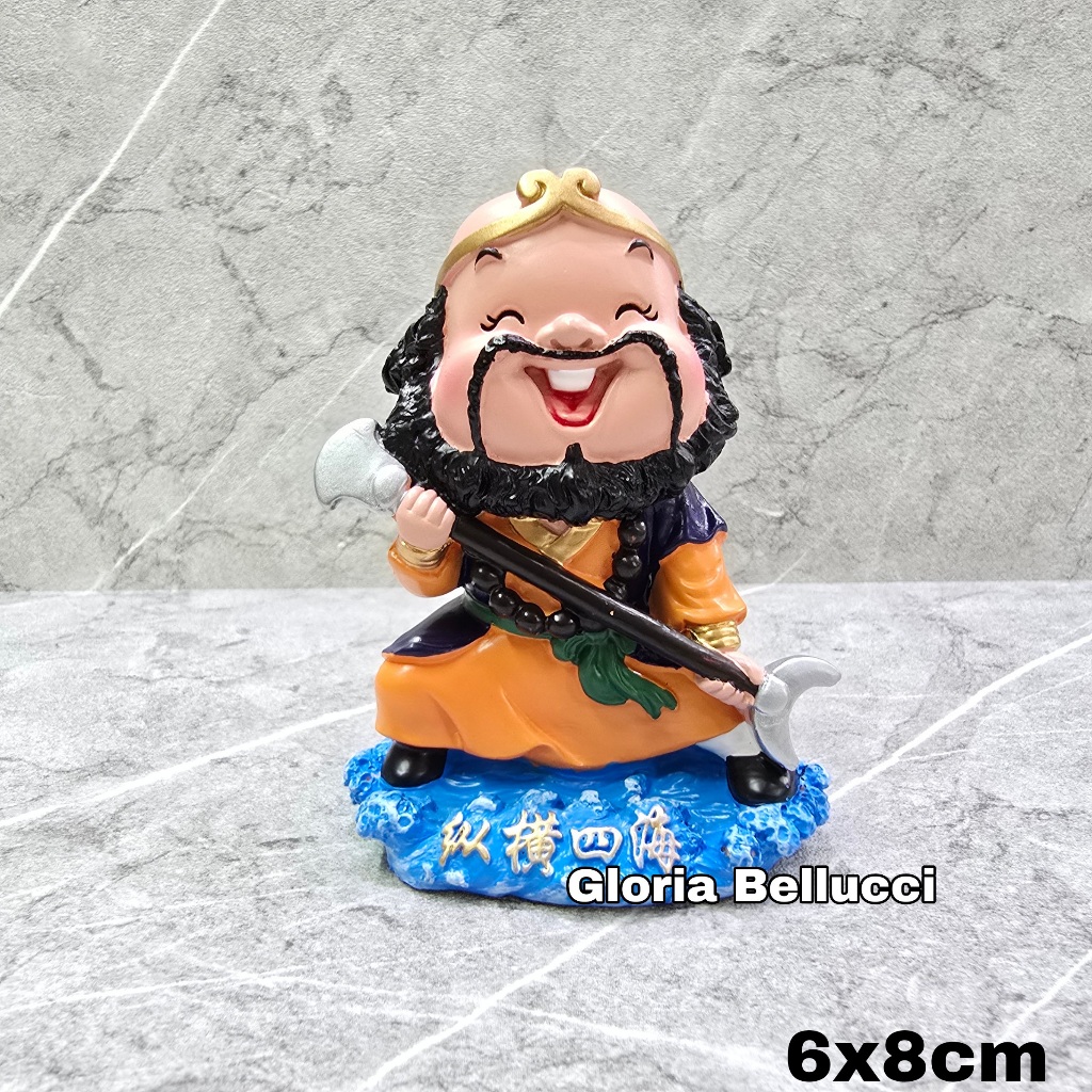 patung pajangan wu cing miniatur kera sakti wu ching dashboard mobil