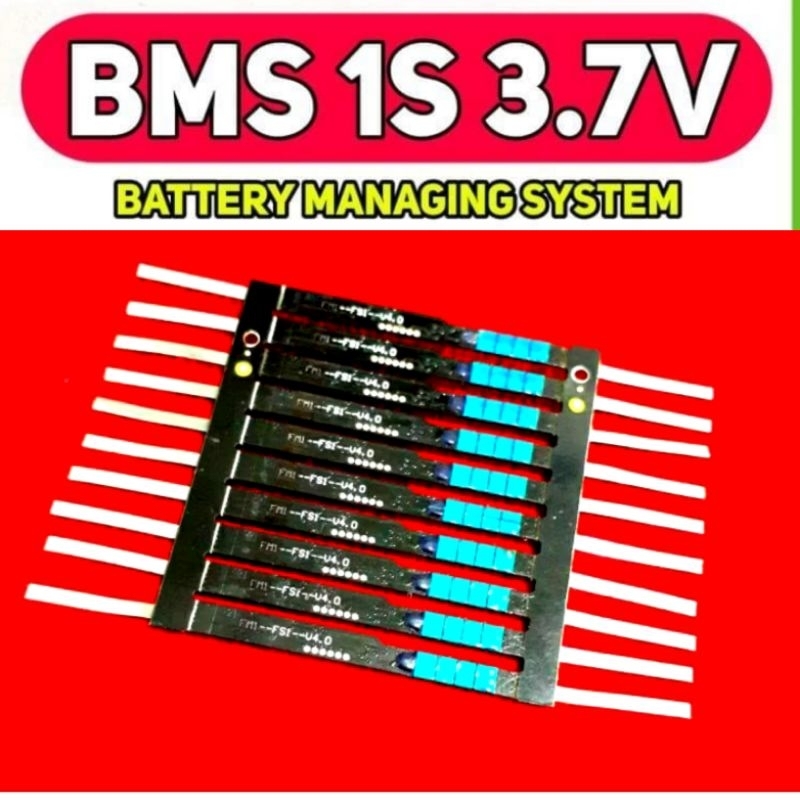 Papan Pelindung BMS 1S 2.5A 3.7V Modul Board Baterai Lithium