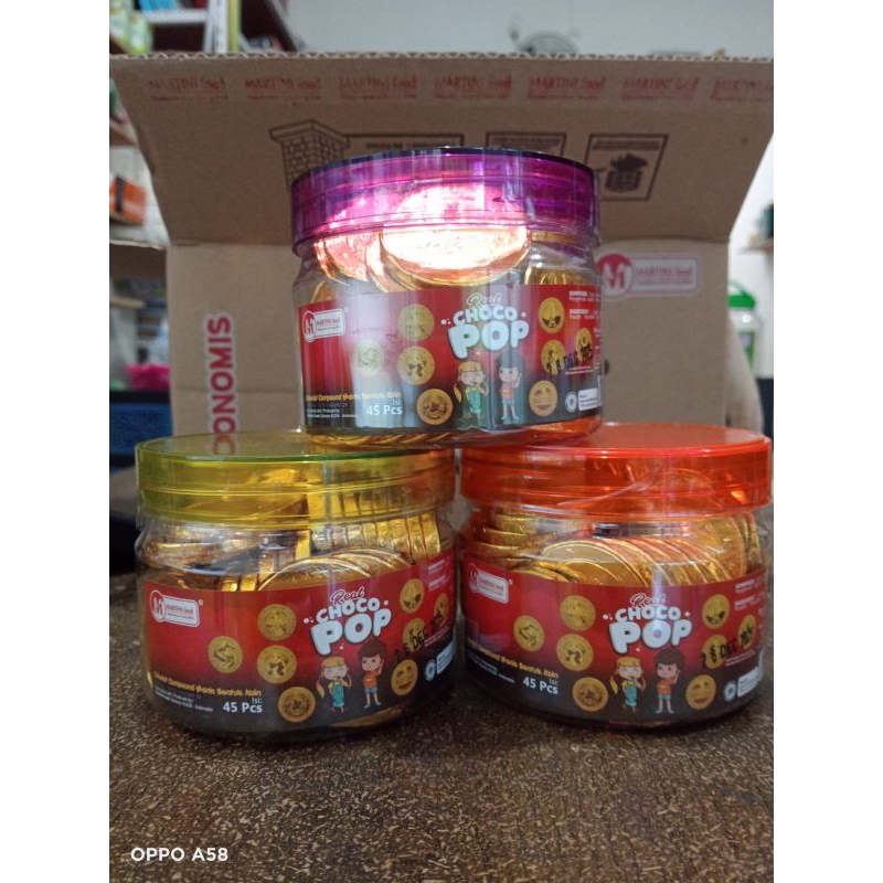 

45 PCS COKLAT KOIN