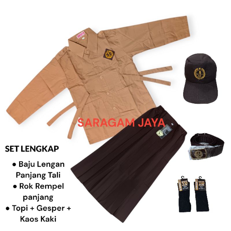 Seragam pramuka Tali sd,Seragam pramuka anak sd perempuan,Baju seragam pramuka sd perempuan