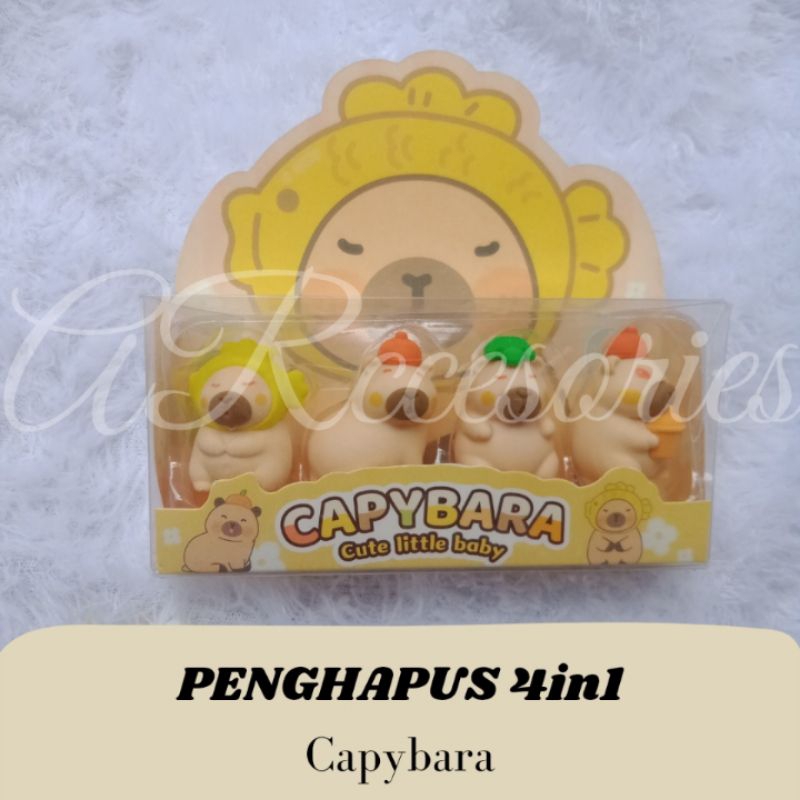 

1 Pack Penghapus Capybara/Penghapus Macaroons/Penghapus Karakter Lucu Murah