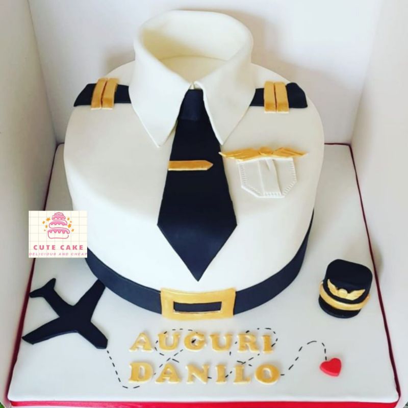 

Pilot Cake | Kue Tart Ulang Tahun Seragam | Kue Tart Viral (Bisa Custom Design)