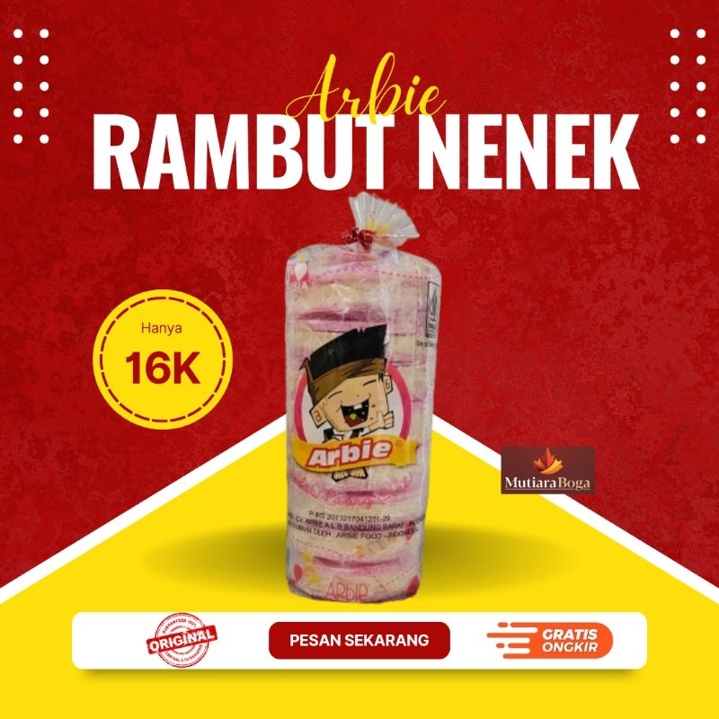 

Arbie Rambut Nenek arum manis Asli