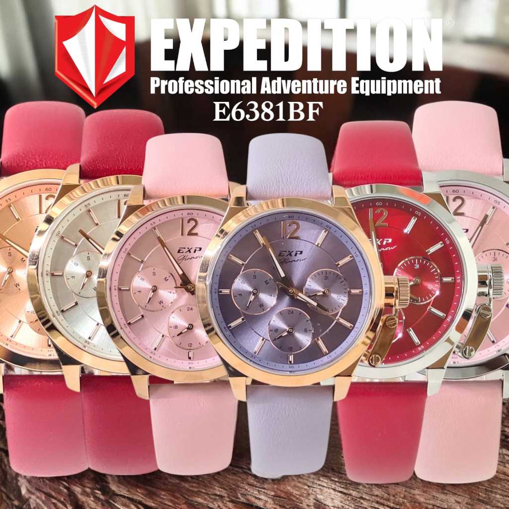Jam Wanita EXPEDITION E6381 E 6381 E6381 BFL Original