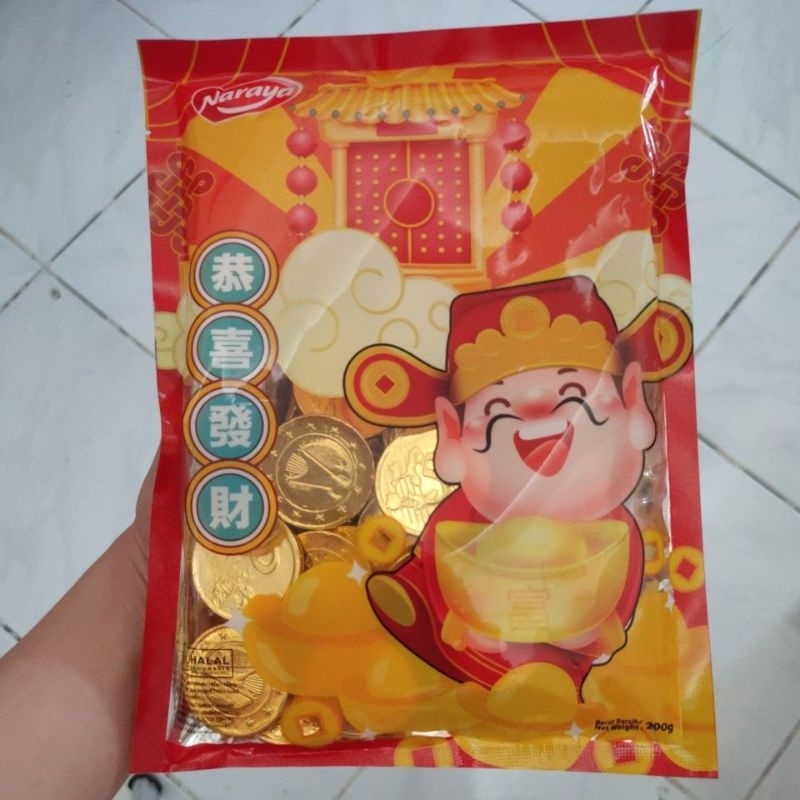 

Cokelat Coin imlek koin emas