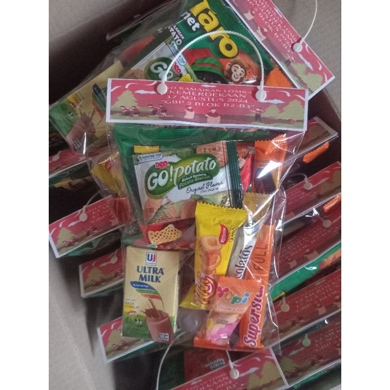 

label tag nama plastik ulang tahun anak hampers acara