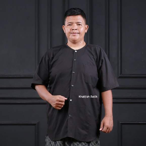 Baju Koko Pria Jumbo Lengan Pendek