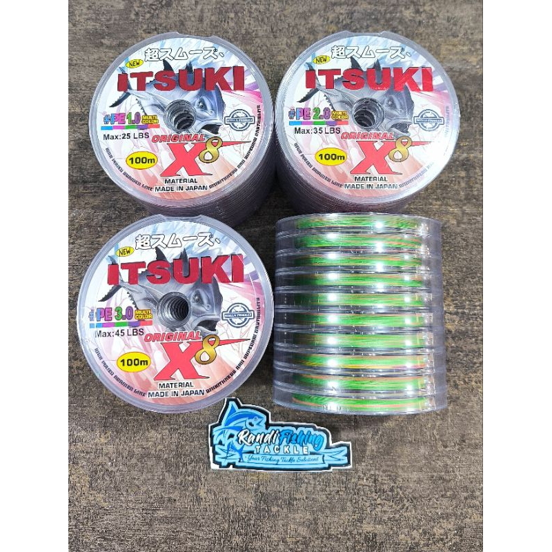 PE NEW ITSUKI X8 100 METER(multi collor)