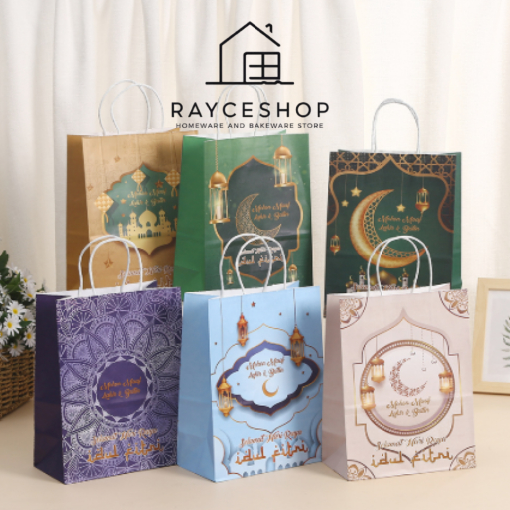 

Paper Bag Goodie Bag Tas Kado Hamper Hadiah Lebaran Idul Fitri Selamat Hari Raya