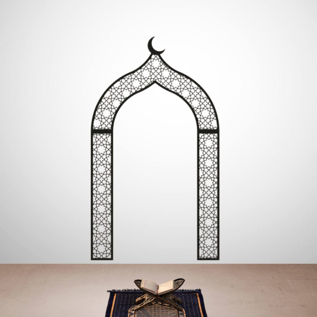 MIHRAB MUSHOLA | MIHRAB RUMAH | HIASAN DINDING BAHAN PVC | A