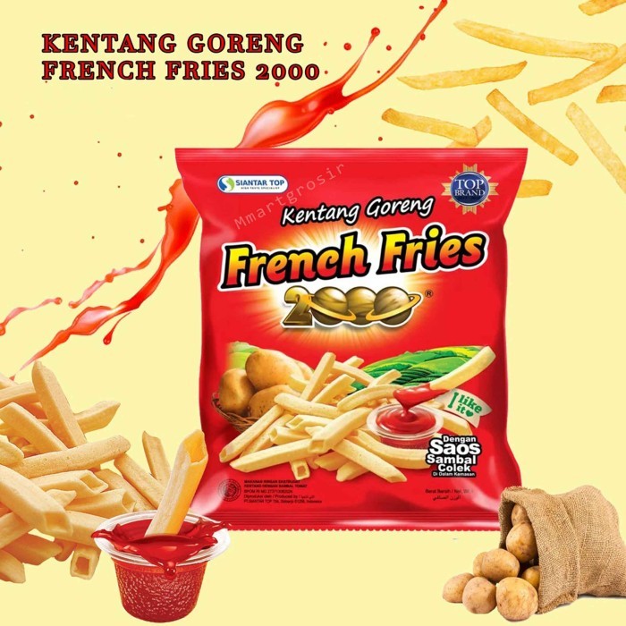 

KENTANG GORENG FRENCH FRIES 2000 24 GR TERMURAH