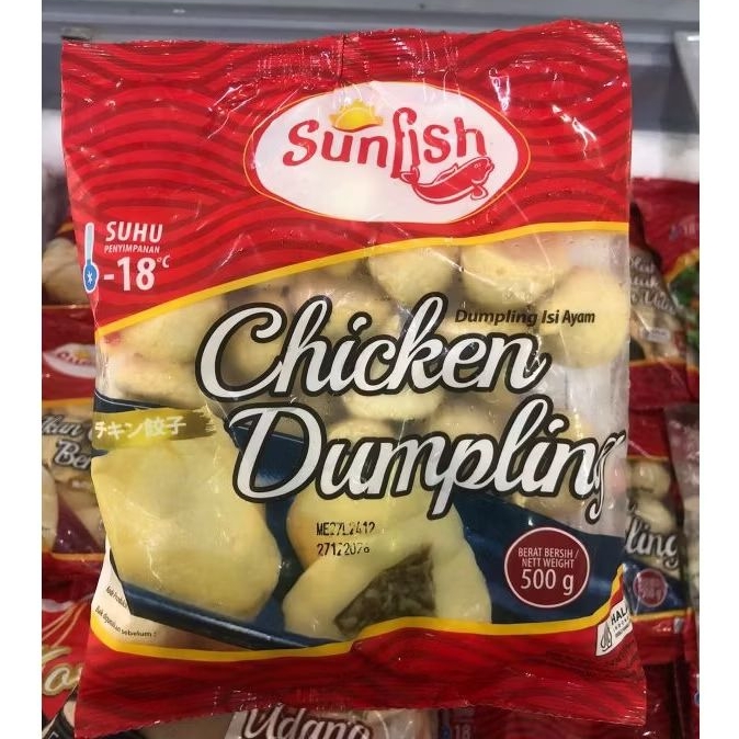 

SUNFISH DUMPLING CHICKEN 500GR