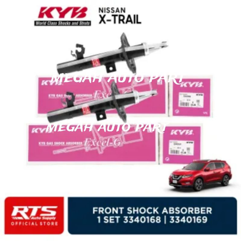 Shockbreaker X-trail T32 depan merek kayaba excel-g Japan
