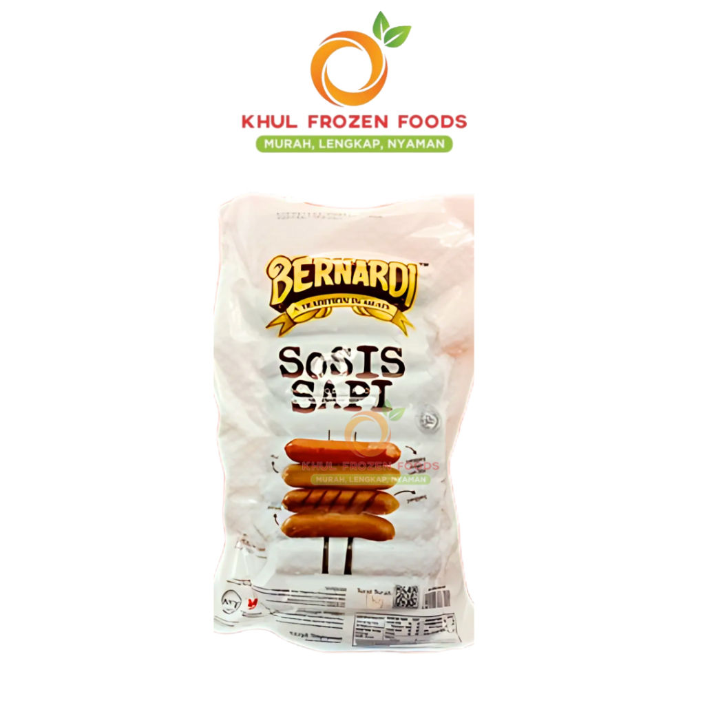 

Bernardi Sosis Sapi Premium 1Kg / BERNARDI / Sosis sapi premium / Sosis aroma smoky / Sosis bakar / Sosis