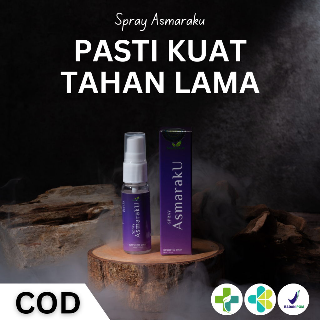 SPRAY ASMARAKU - Obat Kuat Tahan Lama Original Herbal Alami