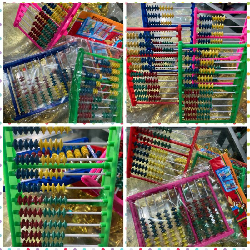 Sempoa/Kelereng untuk berhitung ukuran kecil dan besar