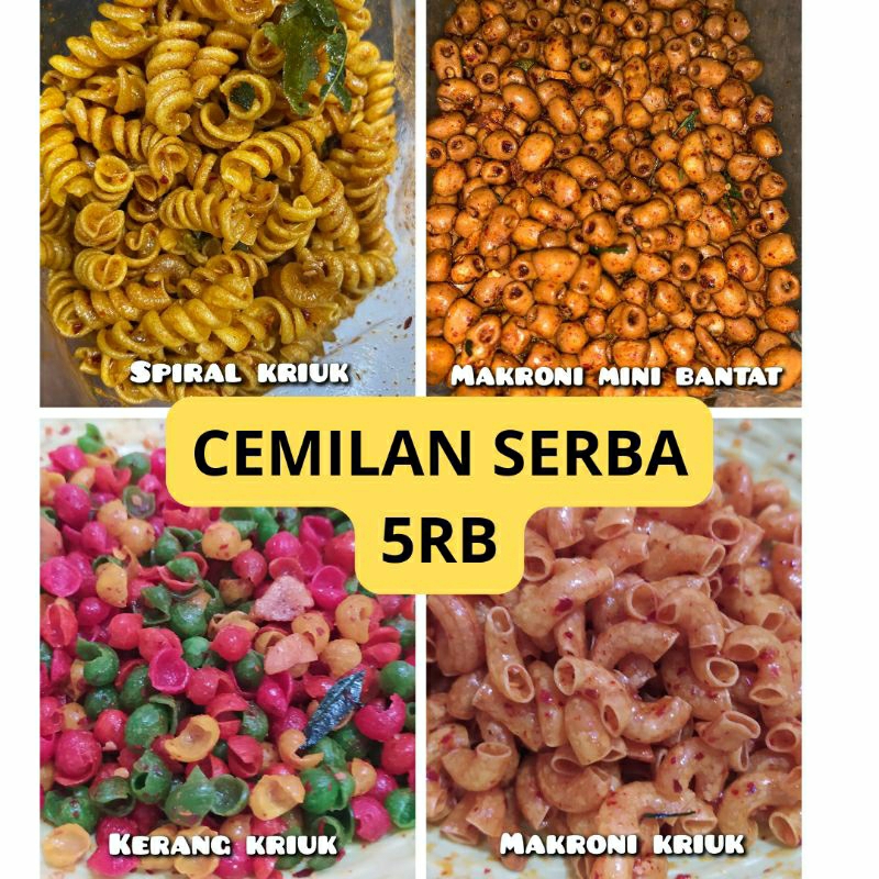 

Cemilan pedas daun jeruk Serba 5000 kemasan 100gr