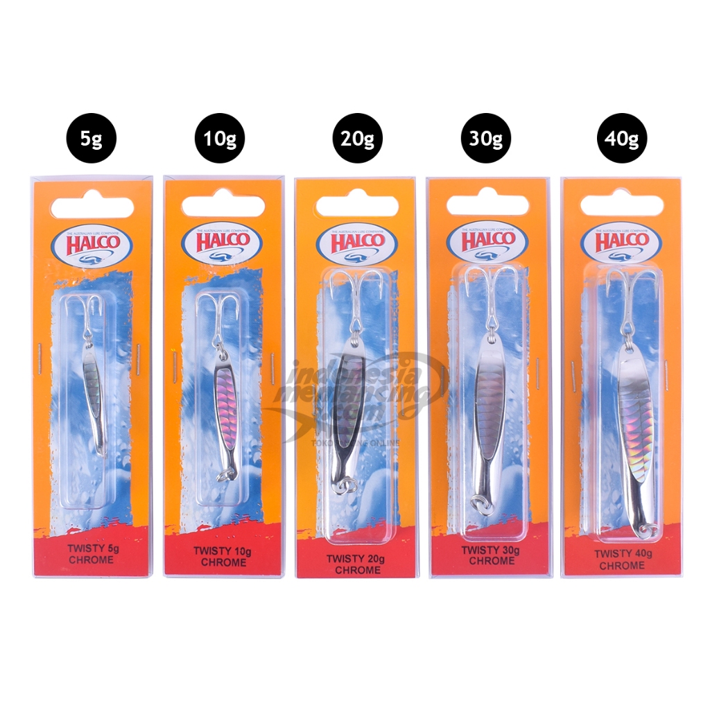 Halco Twisty umpan lure spoon