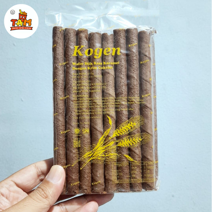 

KOGEN Wafer Stik Rasa Karamel 112 Gram / Khong Guan - Tam Snack